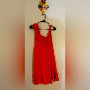 Shein curve, 3x, tie shoulder, summer midi dress